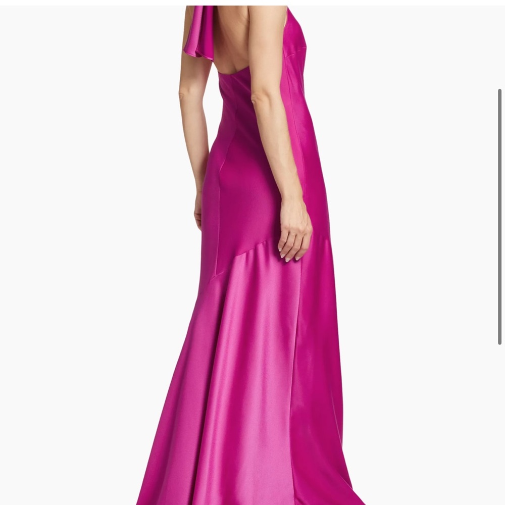 Caroline Satin Halter Gown